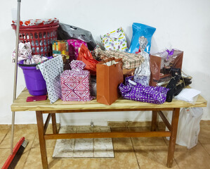 christmas gifts and decorations