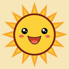 smiling sun.