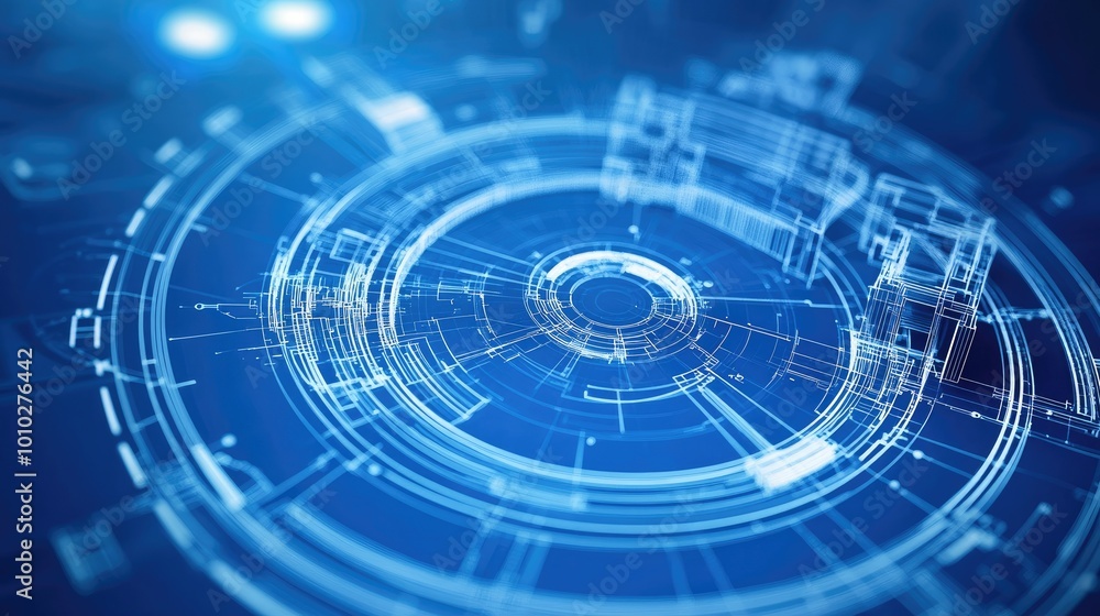 Poster Technical blueprints in abstract innovation