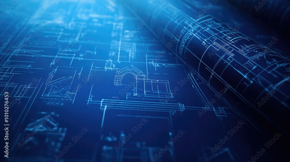 Poster Technical blueprints in abstract innovation
