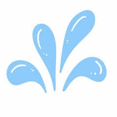 water drops isolated icon illustration design