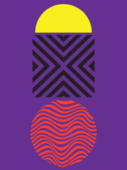 modern abstract art poster wall decoration 