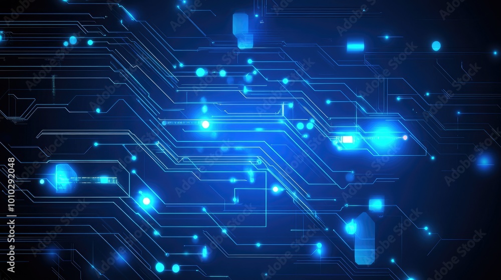 Poster technological abstract concept backgrounds
