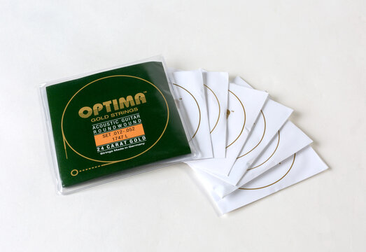 アコースティックギターの弦、OPTIMA gold strings,Acoustic Guitar Roundwound
