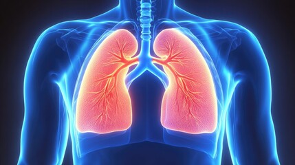 Human Respiratory Health Lung Anatomy