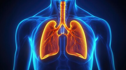 Human Respiratory Health Lung Anatomy