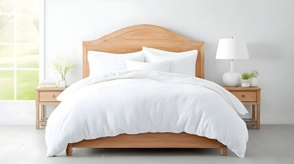 Elegant Rustic French Country Bedroom with Muted Color Palette and Distressed Wood Accents