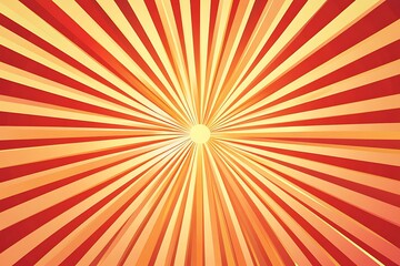 Obraz premium Retro sun red and orange background Abstract summer sun background