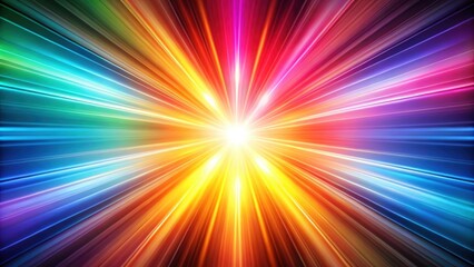 Obraz premium Abstract background with colorful rays, abstract, background, rays, light, design, texture, vibrant, energy, motion,backdrop