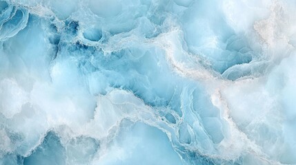 Obraz premium Abstract blue and white marble texture background.