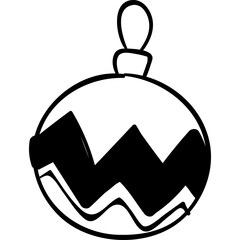 Obraz premium Christmas, New Year Vector Icon element, Isolated white background