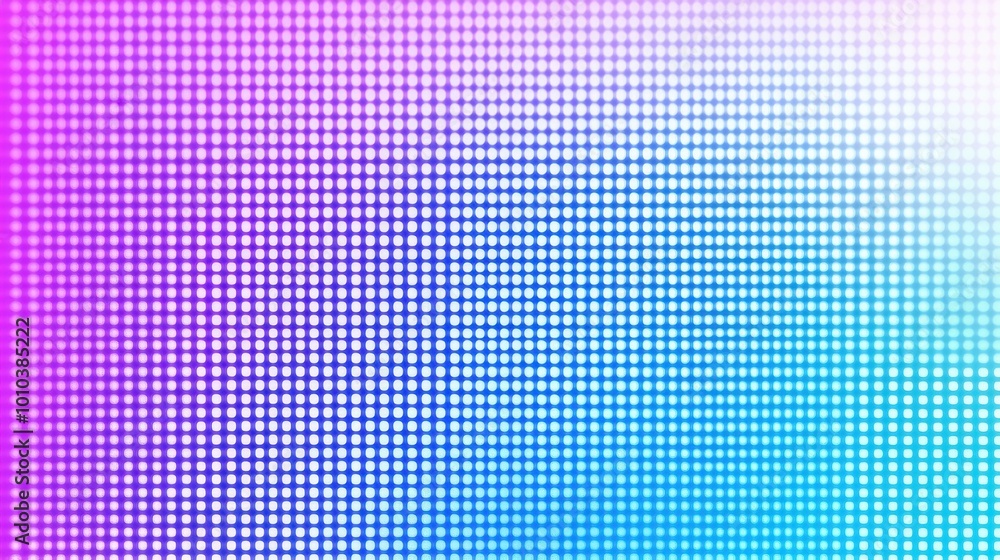 Poster experience a vibrant array of color with this pixel texture, featuring a soft halftone wave and drea