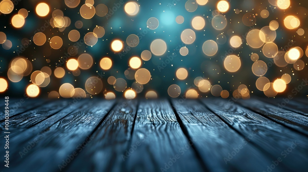 Poster experience a dazzling array of lights and bokeh effects that create a magical and celebratory atmosp
