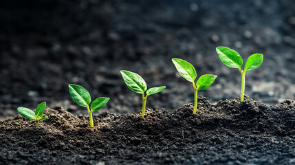 Fototapeta premium Encouraging a growth mindset helps employees overcome challenges and fosters a resilient adaptable workforce this month