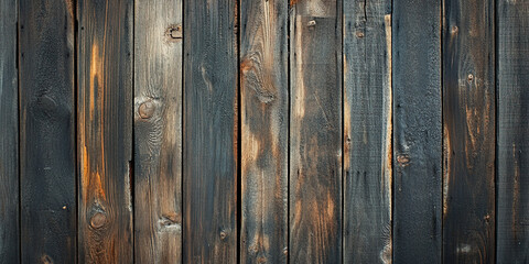 Obraz premium Wood panel fence texture pattern grain, wooden background graphic resource, timbre rough woody brown rustic backdrop