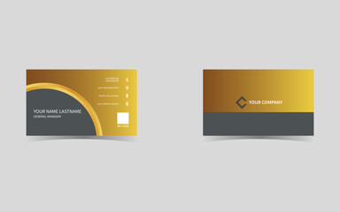 Clean stylish modern and professional business card template