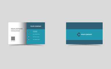 Clean stylish modern and professional business card template