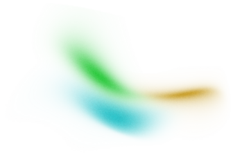 Modern abstract glowing wave transparent background. Dynamic green blue flowing wave lines design element