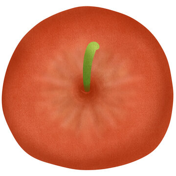 recommend clip art: Red apples illustration, simple shapes style. Apple tree, basket