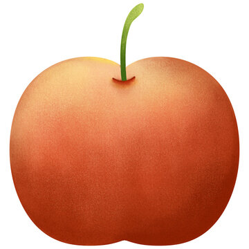 recommend clip art: Red apples illustration, simple shapes style. Apple tree, basket