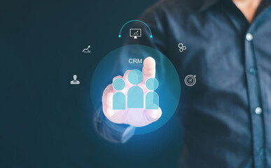 The concept of CRM customer relationship management is introduced into enterprise sales and...