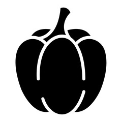 bell pepper Solid icon