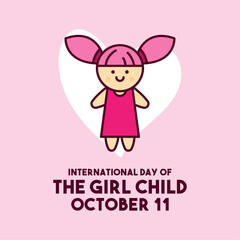 International Day of The Girl Child. October 11.