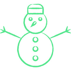 Christmas, New Year Vector Icon element, Isolated white background