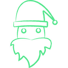 Christmas, New Year Vector Icon element, Isolated white background