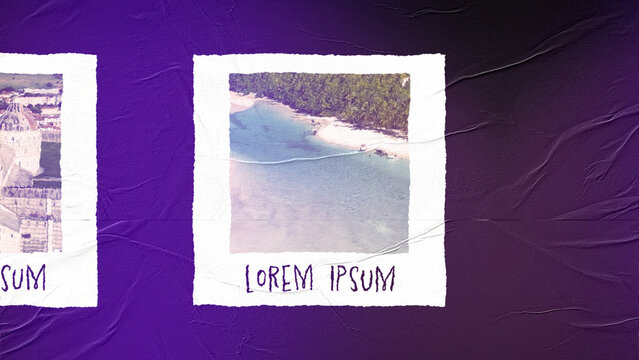 Paper Poster Stop Motion Horizontal Vertical Slideshow 313