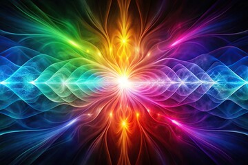 Extreme close-up of unity and connection among spirits