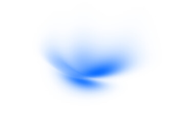 Modern abstract glowing wave transparent background. Dynamic blue flowing wave lines design element