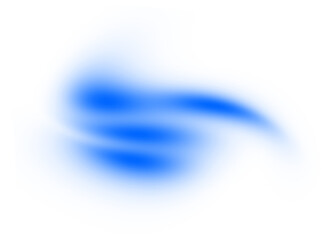 Modern abstract glowing wave transparent background. Dynamic blue flowing wave lines design element