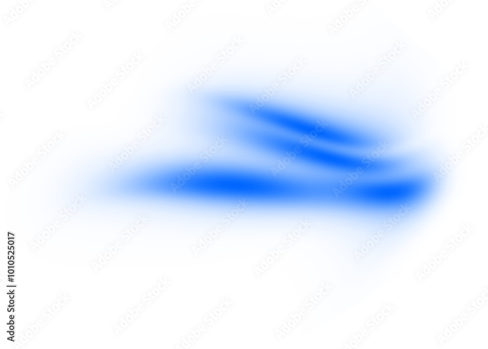 Poster modern abstract glowing wave transparent background. dynamic blue flowing wave lines design element