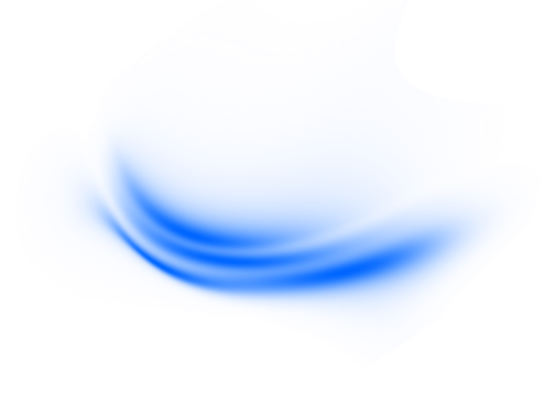 Modern abstract glowing wave transparent background. Dynamic blue flowing wave lines design element