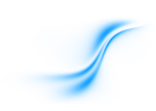 Abstract blue gradient wave transparent background. Dynamic blue flowing wave lines design element - Powered by Adobe