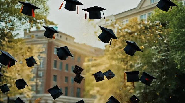 Happy resilience: a student reflects optimism and contentment, balancing challenges with a lighthearted attitude, driven by a passion for growth and the joy of academic success.