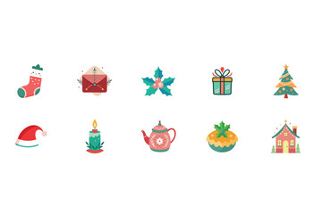 Christmas icons bundle 