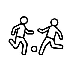 running man and woman