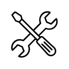 construction tools icon with Transparent Background Clipart