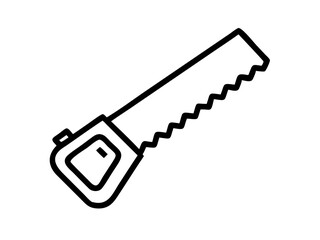 carpentry saw icon with Transparent Background Clipart