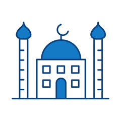 Mosque Line Editable Stroke Icons. Muslims, Masjid, Worship, Home, Architecture