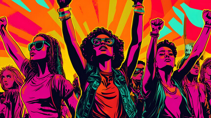 Collective Power: A Visual Celebration of Unity and Strength