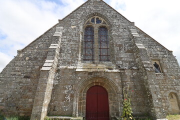 L'église Saint-Suliac, église de style gothique, village de Saint-Suliac, département d'Ile et Vilaine, Bretagne, France