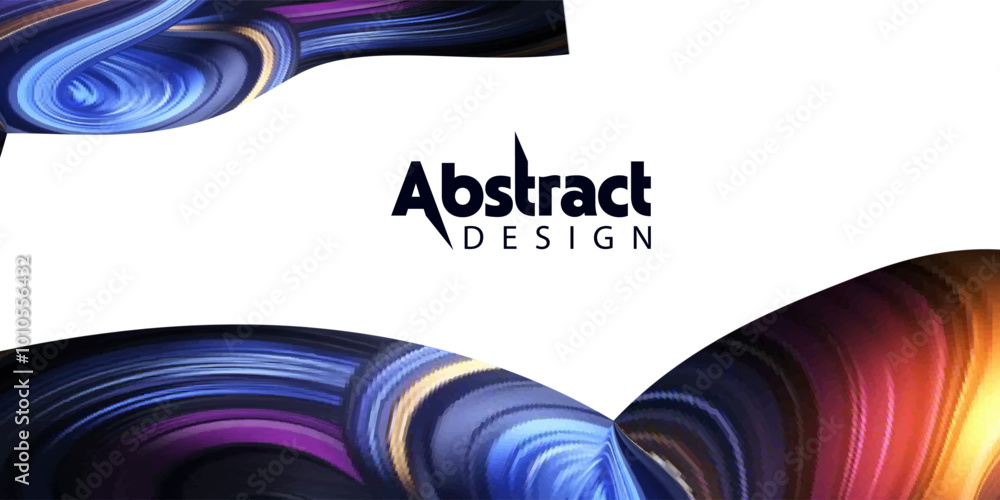 Poster vector 3d abstract background with paper cut shapes. colorful carving art. paper craft landscape wit