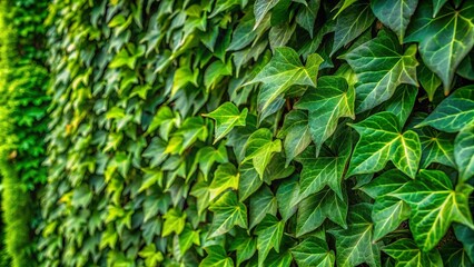 A lush tapestry of vibrant green leaves, showcasing nature's intricate design, a testament to the beauty of simple forms