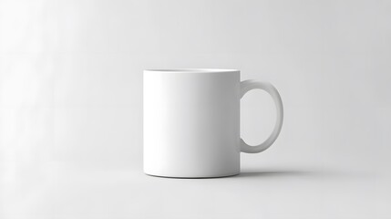 Obraz premium mug mockup with a white background