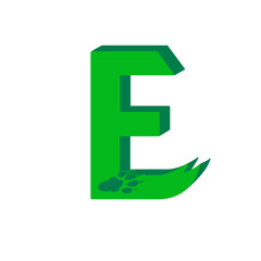 Obraz premium Zoo Style Font Sticker