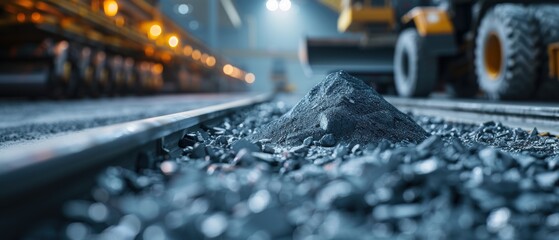 Mineral Production Line in Industrial Setting
