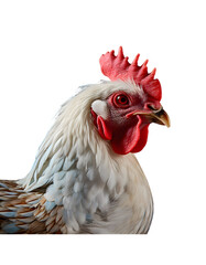 A REAL HEN WITHOUT BACKGROUND